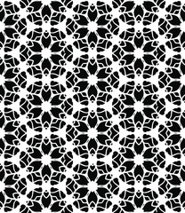 Trendy template with black geometric pattern on white background. Abstract elegant background. Contemporary seamless pattern.  Vector card design.