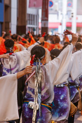 本場、高知県のよさこい祭り