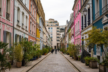 Fototapeta na wymiar Rue charmantes de Paris