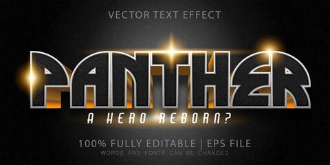 heroes Editable Text Effect