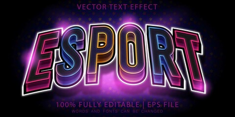 Esport Editable Text Effect