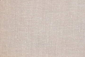 Sackcloth or natural organic burlap background with visible texture