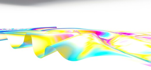 Abstract line fluid colors backgrounds. Trendy Vibrant Fluid Colors. 3d render