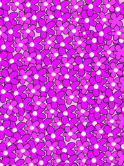 Elegant seamless pattern with abstract flowers, design element. Floral pattern.