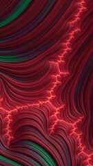 Fractal Graphical Abstract Painting Art Background Texture,Colorful Geometrical Artwork Poster,Modern Conceptual Print,3D Rendering,Illustration