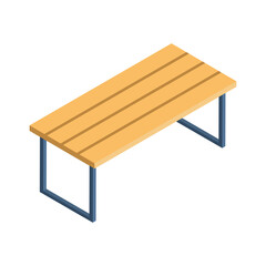 Plain Park Bench Composition