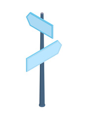 Park Arrow Signboards Composition