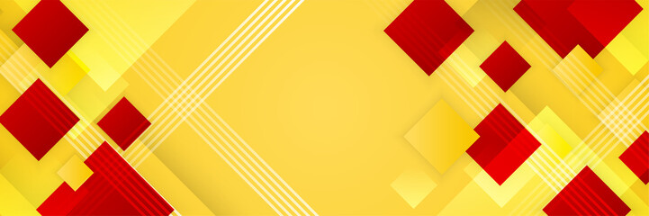 Modern red yellow orange geometric background. Dynamic lines and shapes composition. Abstract background modern hipster futuristic graphic. Vector abstract texture design, bright poster, banner