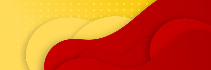 Modern red yellow orange geometric background. Dynamic lines and shapes composition. Abstract background modern hipster futuristic graphic. Vector abstract texture design, bright poster, banner