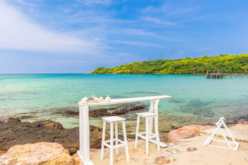 Beautiful tropical sea  in  Koh Kood island, Trat province,Thailand