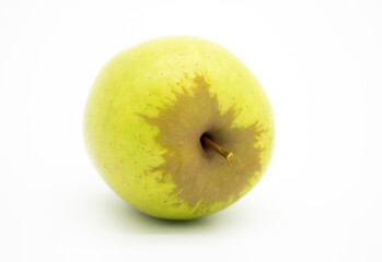 Fresh apple isolated on white background