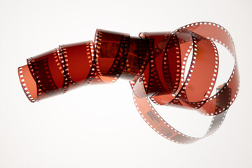 film strip isolated on white background