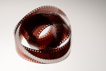 film roll isolated on white