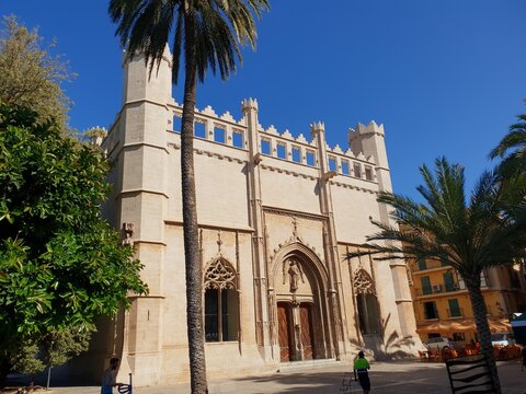 The historic Llotja dels Mercaders, the Palma Stock Exchange, Mallorca, Balearic Islands, Spain