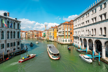 Venice old houses along the canal