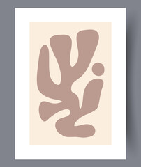 Scandinavian abstract vector print set.