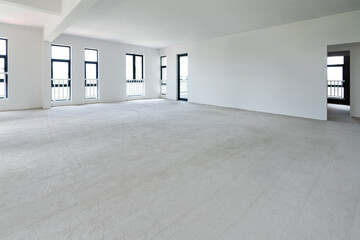 Empty office space in modern building