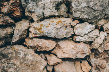 Old stone wall. Stone Texture or Background.