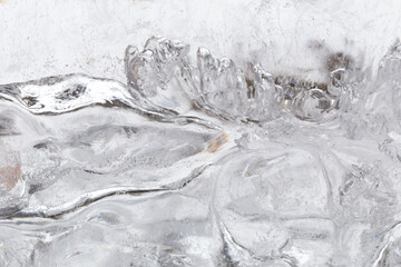 Frozen water texture