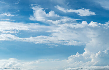 Fototapeta premium Blue sky with white clouds