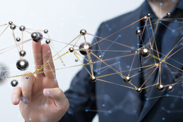 Protect Cloud Information Data Concept..