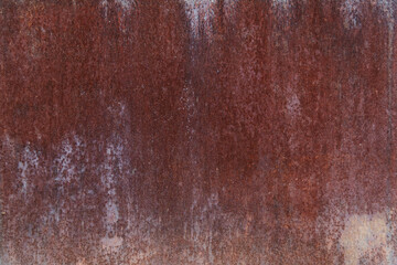 Close up of rusted metal texture