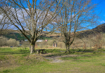 Obraz premium Dare Valley Park, Aberdare, South Wales