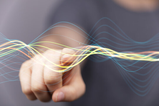 Global world network and telecommunication on earth cryptocurrency and blockchain and IoT