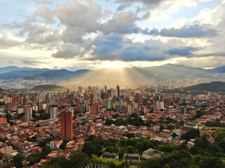 Naklejka premium medellin-colombia