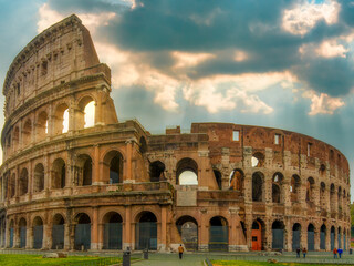 Fototapeta premium Colosseum amphitheater in Rome