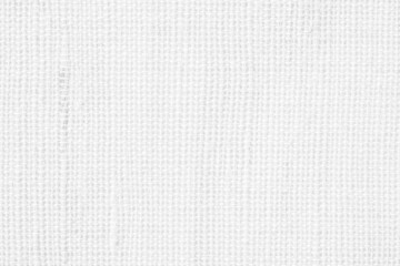 White linen canvas fabric texture background