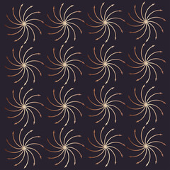 arrow, reply, undo gold icon. Vector illustration of golden