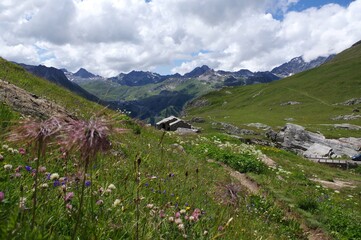 Fototapeta na wymiar Réserve naturelle nationale de la Grande Sassière, Savoie