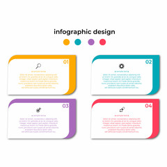 Obraz premium design infographic template business vector