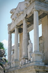Remainings of Ancient Roman theatre of Philippopolis in Plovdiv, Bulgaria