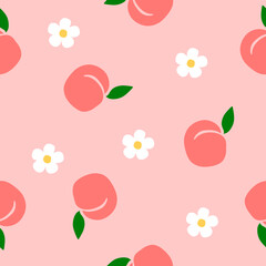 seamless background wallpaper fruit pattern