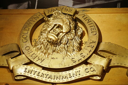 Logo Of Metro Goldwyn Mayer, Also Known As MGM, A Historic Private Film Production Company In The United States Of America.