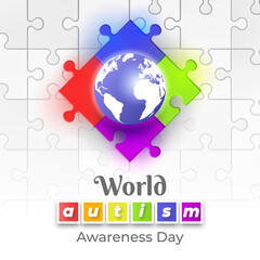 World Autism Awareness Day Illustration
