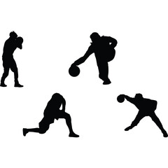 Torball Silhouette Vector