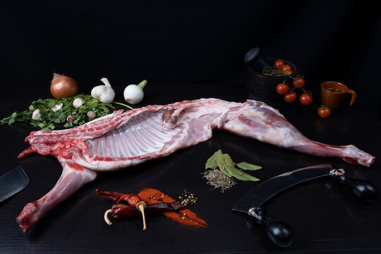 Preparaci&oacute;n cordero crudo