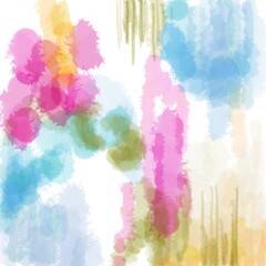 Abstract bright background, hand-painted texture. Watercolor, hand drawing.