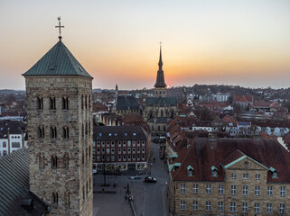 Obraz premium Osnabrück von oben