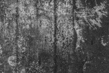 Old grunge wall black and white texture background dark weathered rough dirty