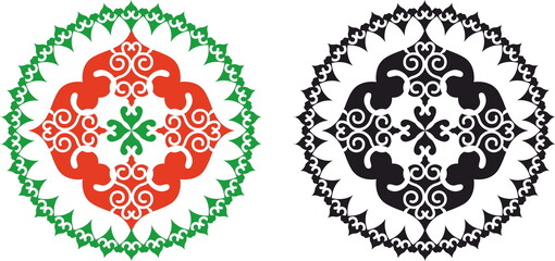 decorative round mandala pattern
