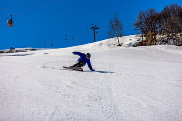 Snowboard in Riserva Bianca Limone Piemonte