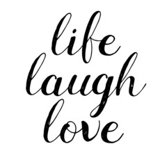 Hand lettering Live laugh Love . Bible verse. Christian poster. Modern calligraphy. New Testament. Scripture print. Quote
Bible lettering. Motivational quote.  