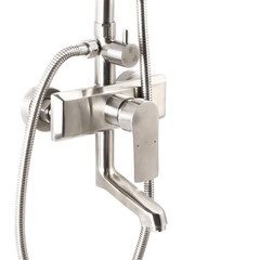 Device for hot and cold water. Washbasin invention. Bathroom design. Piece of your's fancy flat. Cranes for home. Different amazing taps. Horizontal mounting of the device.

