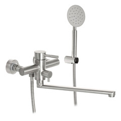 Device for hot and cold water. Washbasin invention. Bathroom design. Piece of your's fancy flat. Cranes for home. Different amazing taps. Horizontal mounting of the device.

