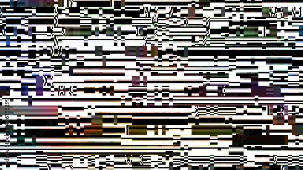 Poster colored error noise lines pixels abstract glitch screen background