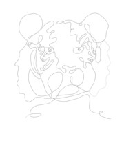 Lineart Tiger